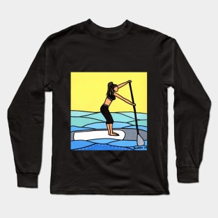 paddle girl Long Sleeve T-Shirt